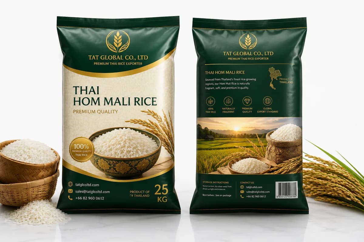 Jasmine Rice (Thai Hom Mali) — Premium Thai rice grains