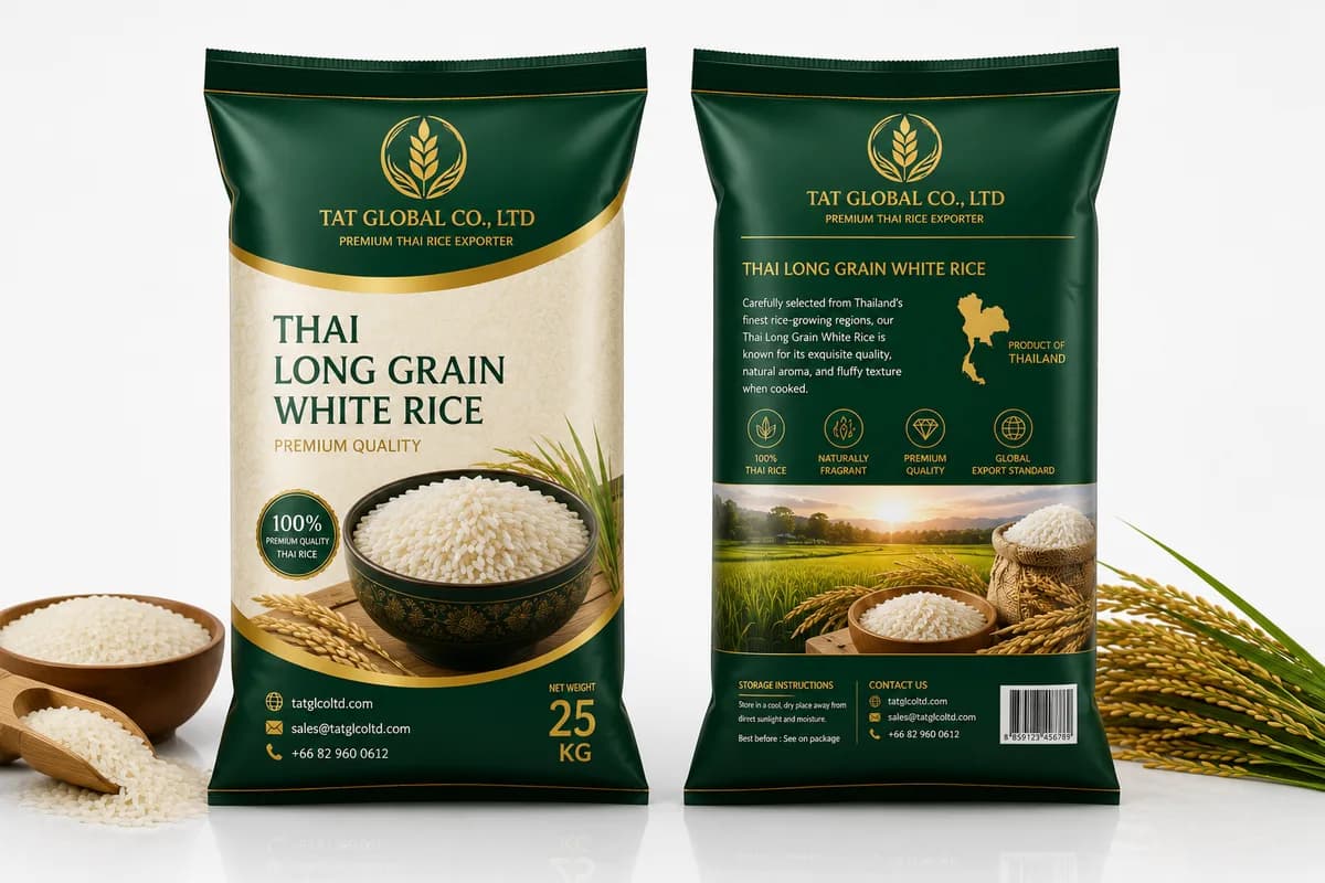 Thai Long Grain Rice — Premium Thai rice grains