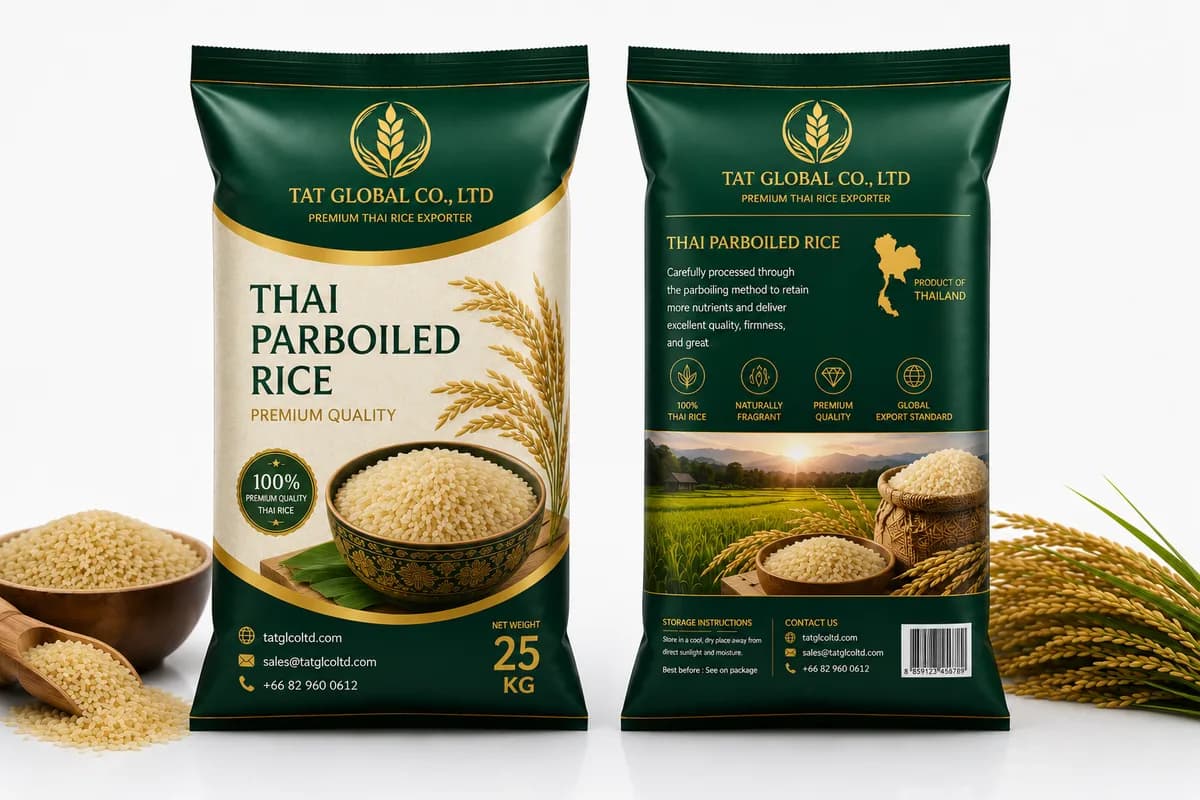Thai Parboiled Rice — Premium Thai rice grains